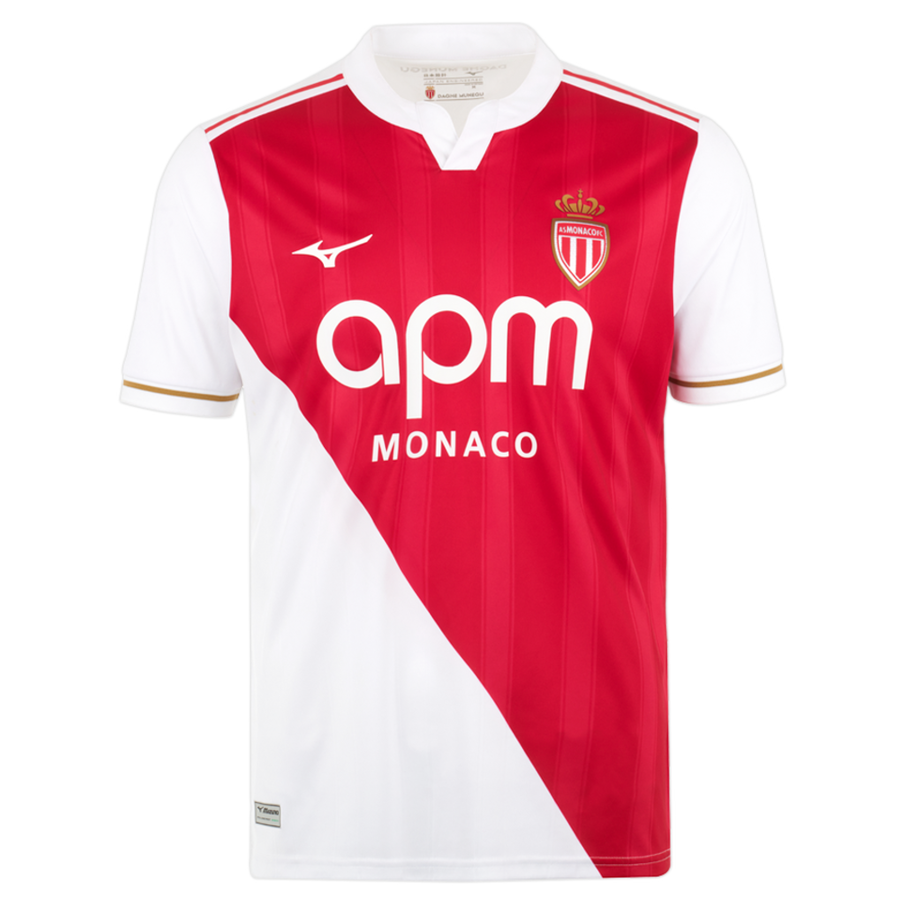 Mizuno Home Jersey AS Monaco Men 25/26 Tango Red